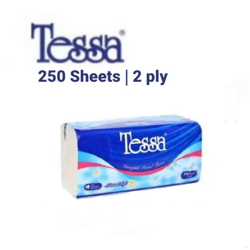 Jual Tessa Tissue 250 Sheets 2 Ply TESSA Facial Tissue Tisu Wajah