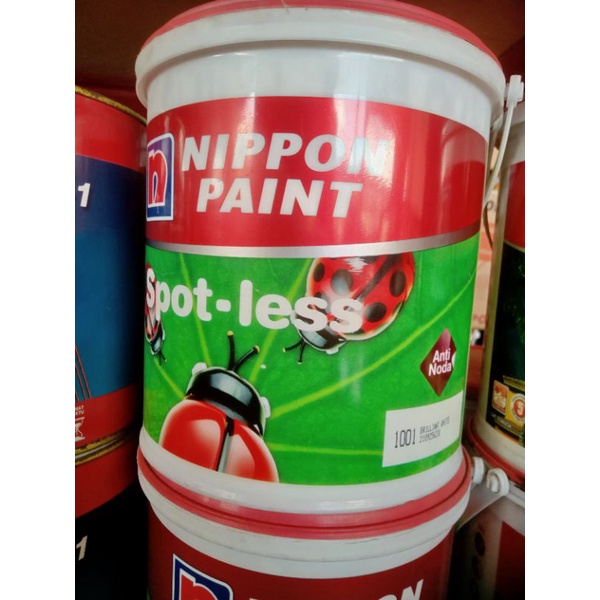 Jual Cat Tembok Premium Nippon Paint Spotless Shopee Indonesia