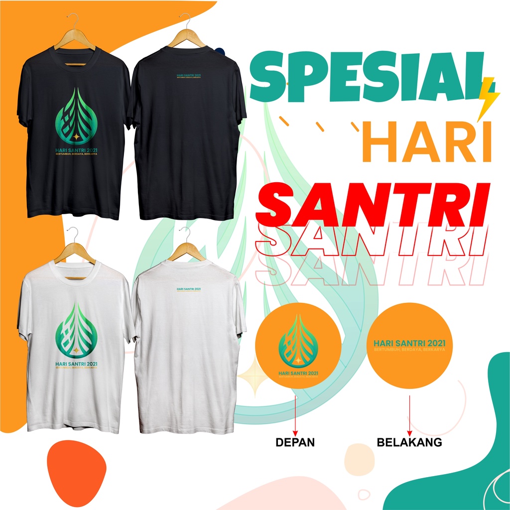 Jual Kaos Hari Santri Versi Rmi Nu Premium Shopee Indonesia