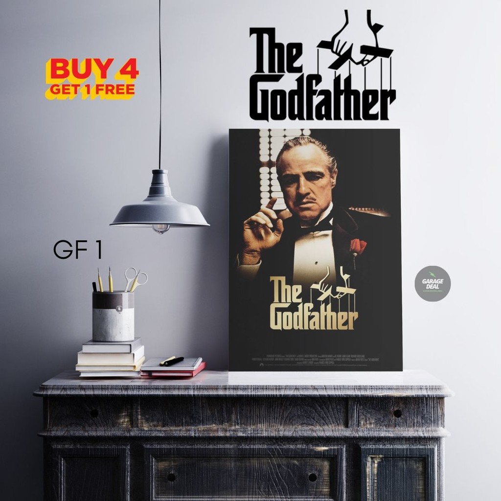 Jual Poster The Godfather Poster Film Al Pacino Don Vito Corleone