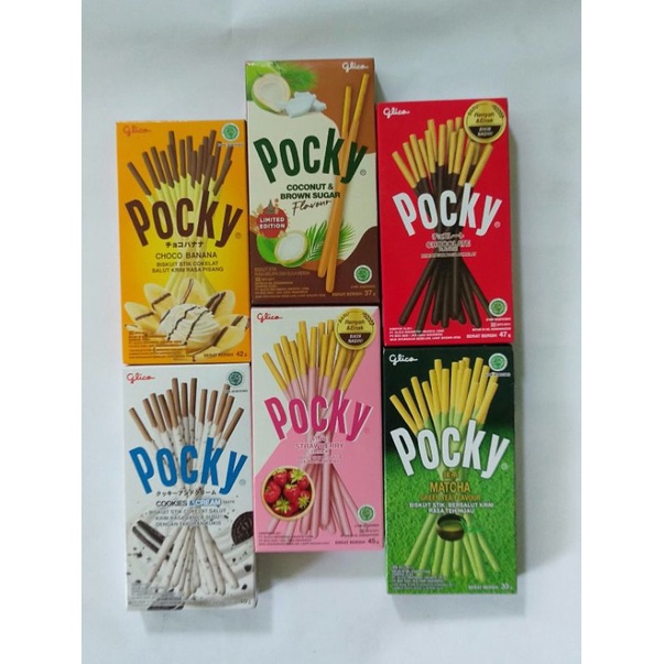 Jual Pocky Biskuit Stik Aneka Rasa 33 47g Indonesia Shopee Indonesia