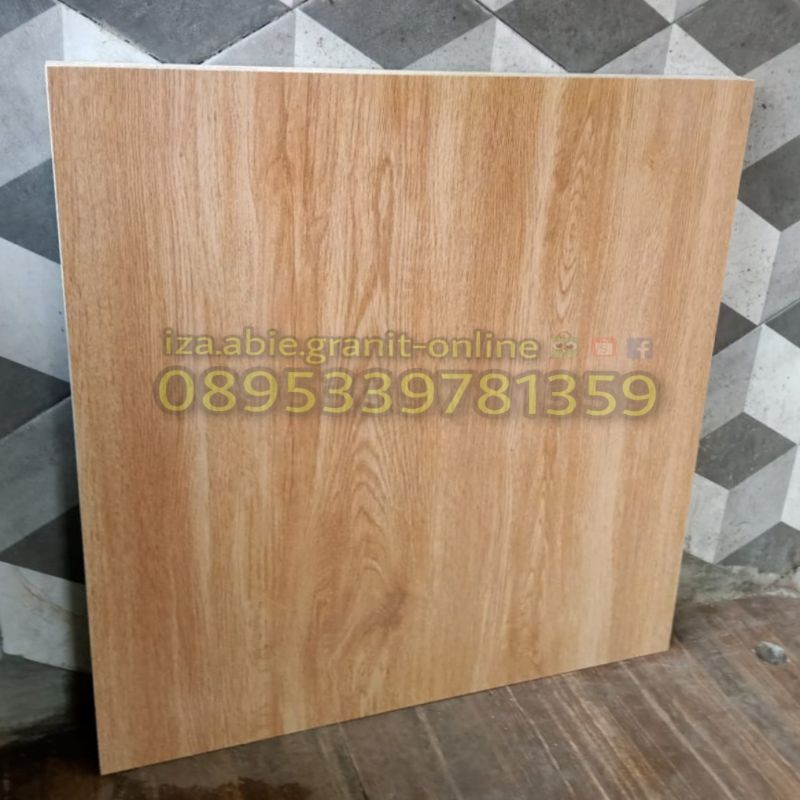 Jual Granit 60x60 Motif Kayu Matt Athena Skin Wood Medium Brown