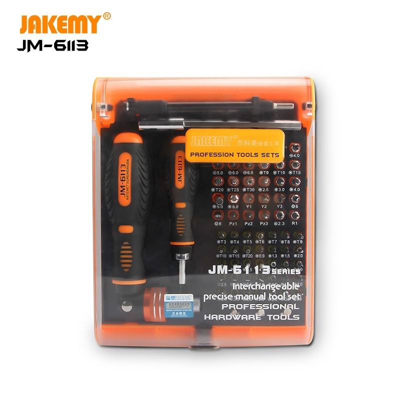 Jual Jakemy Obeng Set Hp Magnetic Bits Torx Hex Triangle Pentable Star