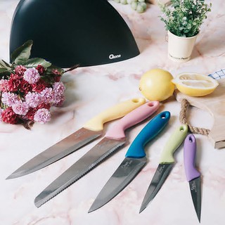 Jual Oxone Ox Pisau Set Dapur Rainbow Knife Set Warna Warni Serba