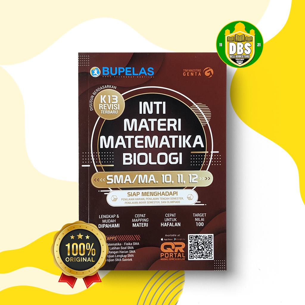 Jual Buku Rumus Sma Inti Materi Matematika Biologi Sma Ma