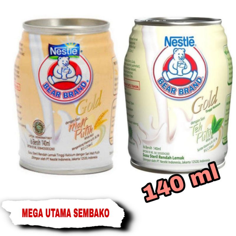 Jual Bear Brand Susu Beruang Bearbrand Gold Malt Putih White Tea