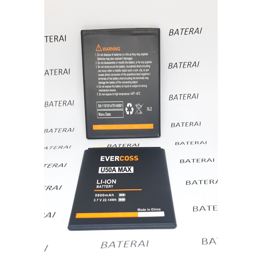 Jual BATERAI BATRE BATRAI EVERCROSS U50A MAX Shopee Indonesia