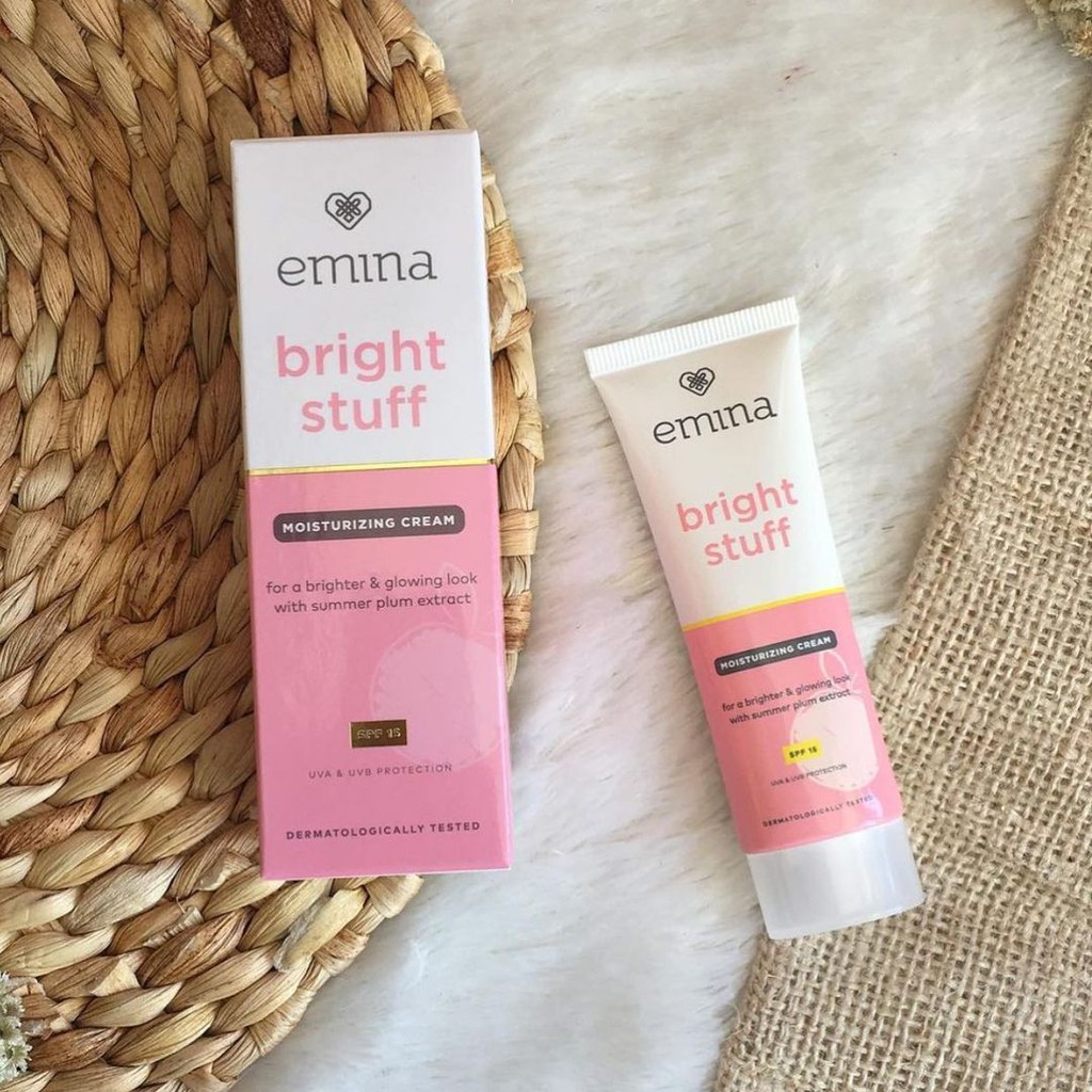 Jual Emina Bright Stuff Moisturizing Cream Ml Shopee Indonesia