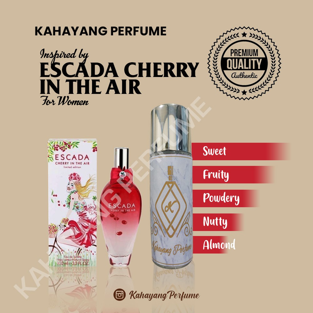 Jual PARFUM WANITA TAHAN LAMA 24 JAM ESCADA CHERRY IN THE AIR BY