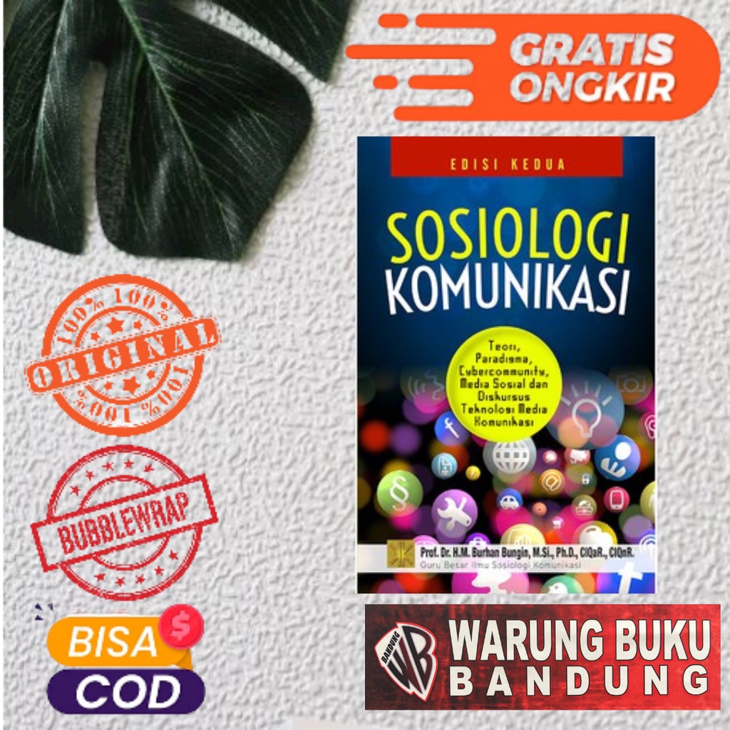 Jual Buku Sosiologi Komunikasi Teori Paradigma Dan Diskursus Teknologi