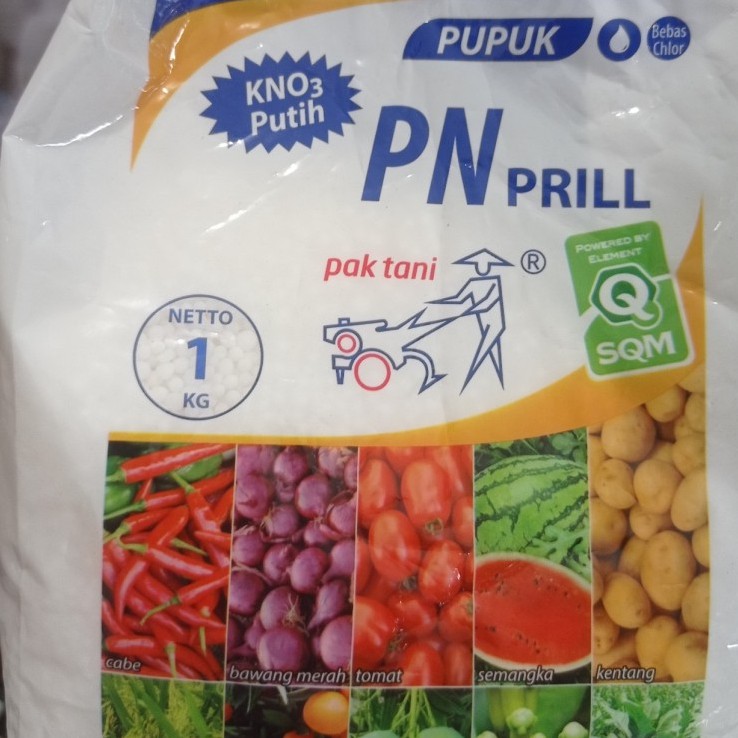 Jual PUPUK KNO3 PUTIH PAK TANI PN PRILL 1 KG KEMASAN PABRIK Shopee