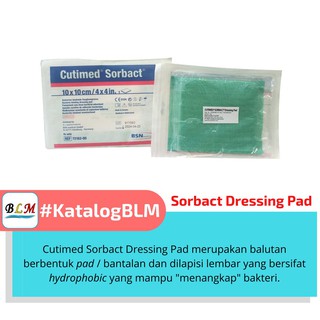 Cutimed Sorbact Dressing Pad X Anti Bakteri Balutan Luka Infeksi