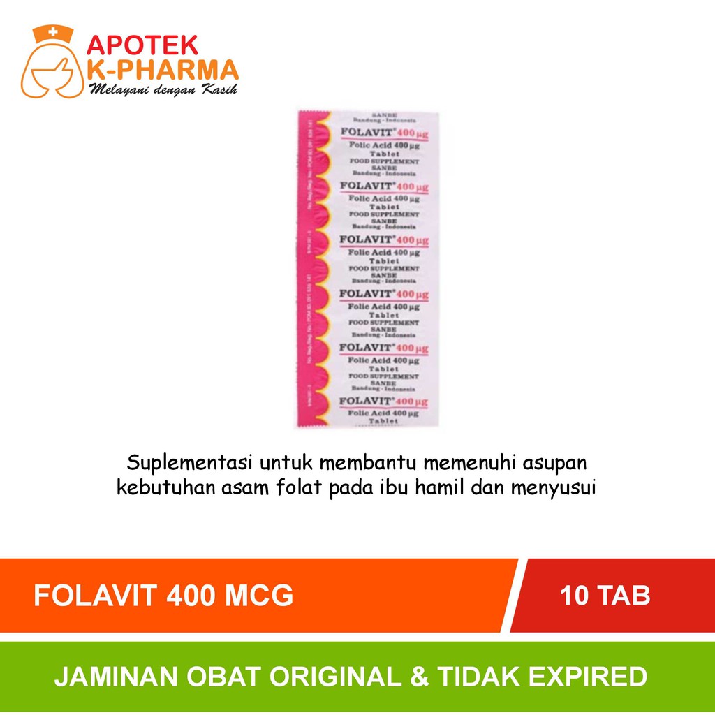 Jual Folavit Mgc Strip Isi Tablet Original Sanbe Shopee Indonesia