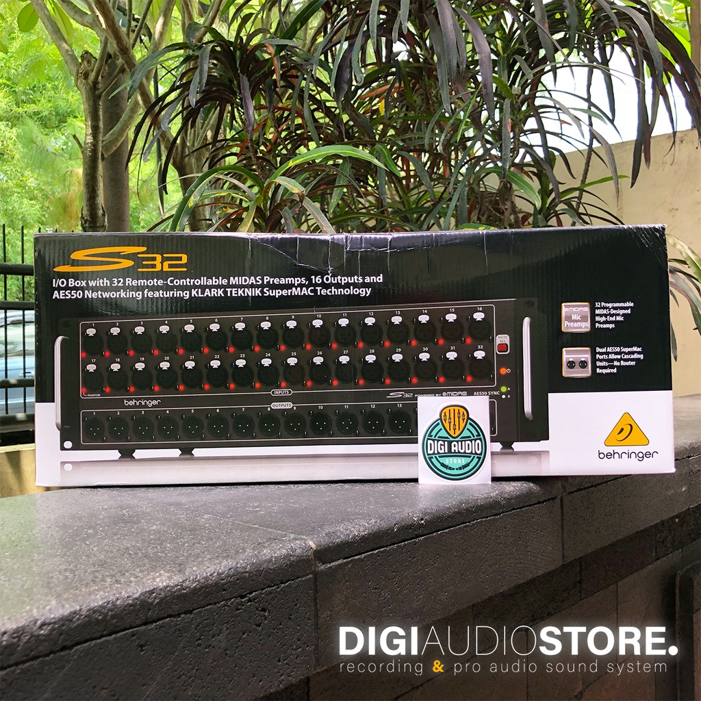 Jual Behringer S32 32 Channel Digital Snake Stage Box Untuk Audio