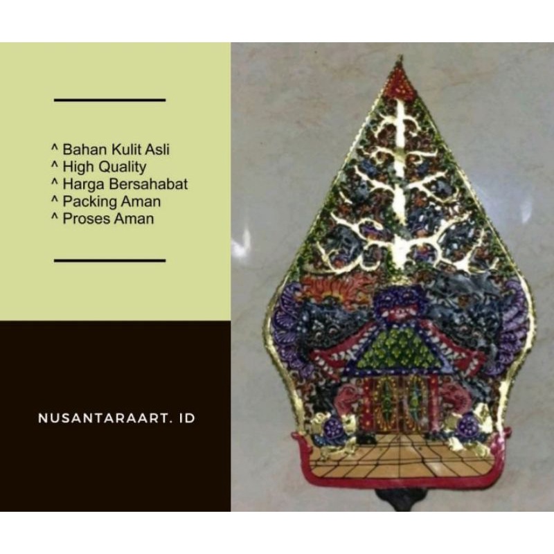 Jual Wayang Kulit Gunungan Mahar Cm Shopee Indonesia