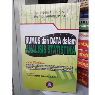 Jual Rumus Dan Data Dalam Analisis Statistika Riduwan Shopee Indonesia