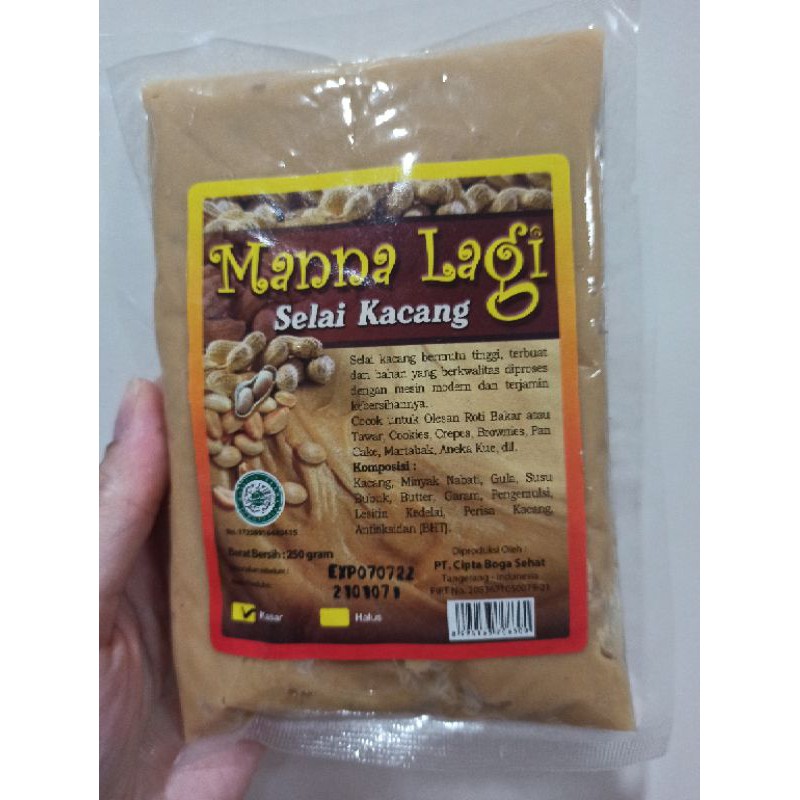 Jual Selai Kacang Manna Lagi Gr Shopee Indonesia