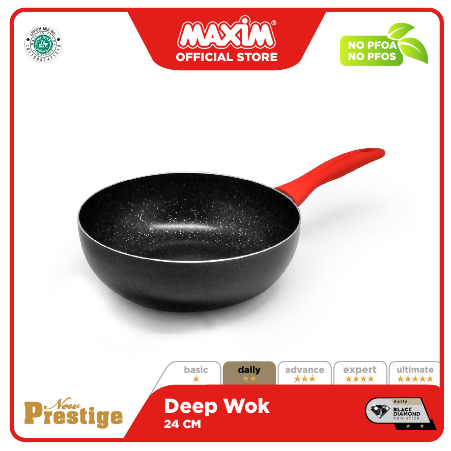 Jual Maxim New Prestige Wajan Penggorengan Teflon Anti Lengket Cm