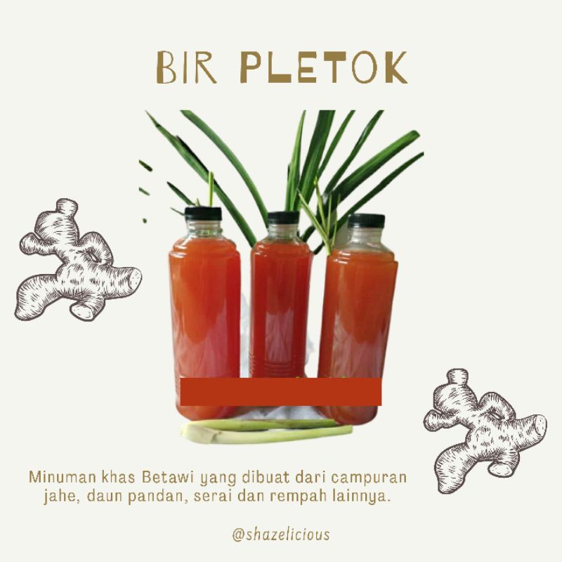 Jual Bir Pletok 1 Liter Shopee Indonesia