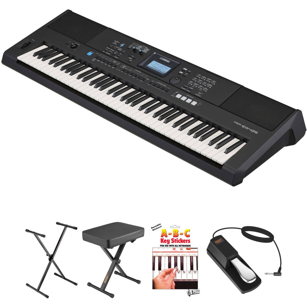 Jual Yamaha PSR EW425 76 Key Touch Sensitive Portable Keyboard Value