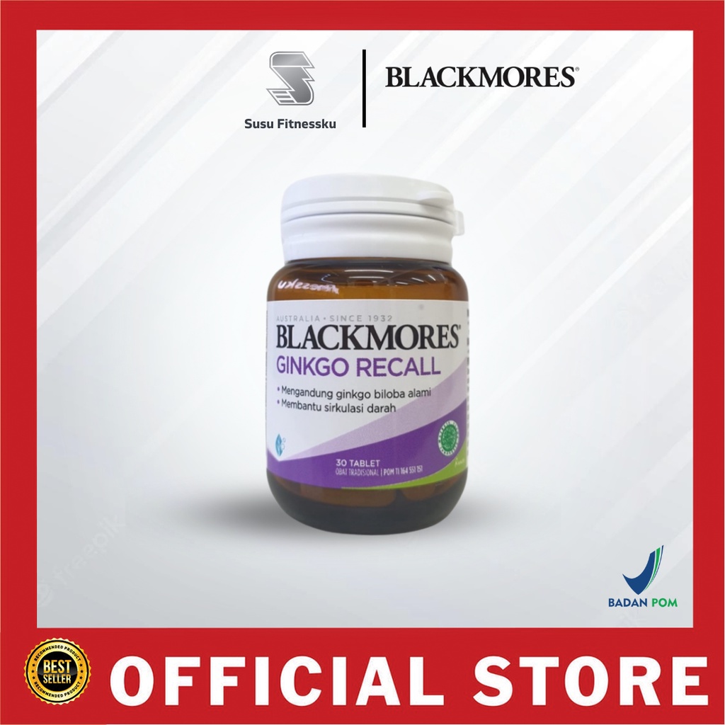 Jual Blackmores Ginkgo Recall Bpom Kalbe Tab Suplemen Peningkat