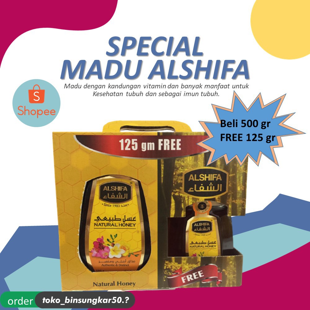 Jual Madu Alshifa Gr Free Gr Promo Madu Asli Murni Madu