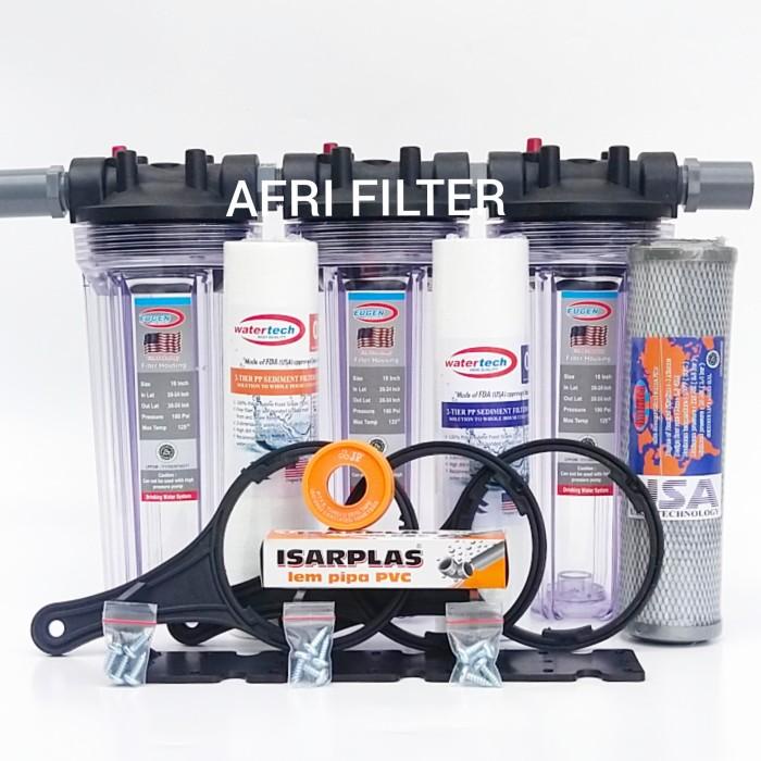 Jual Filtro Paket Filter Air Saringan Siap Pakai Clear Drat