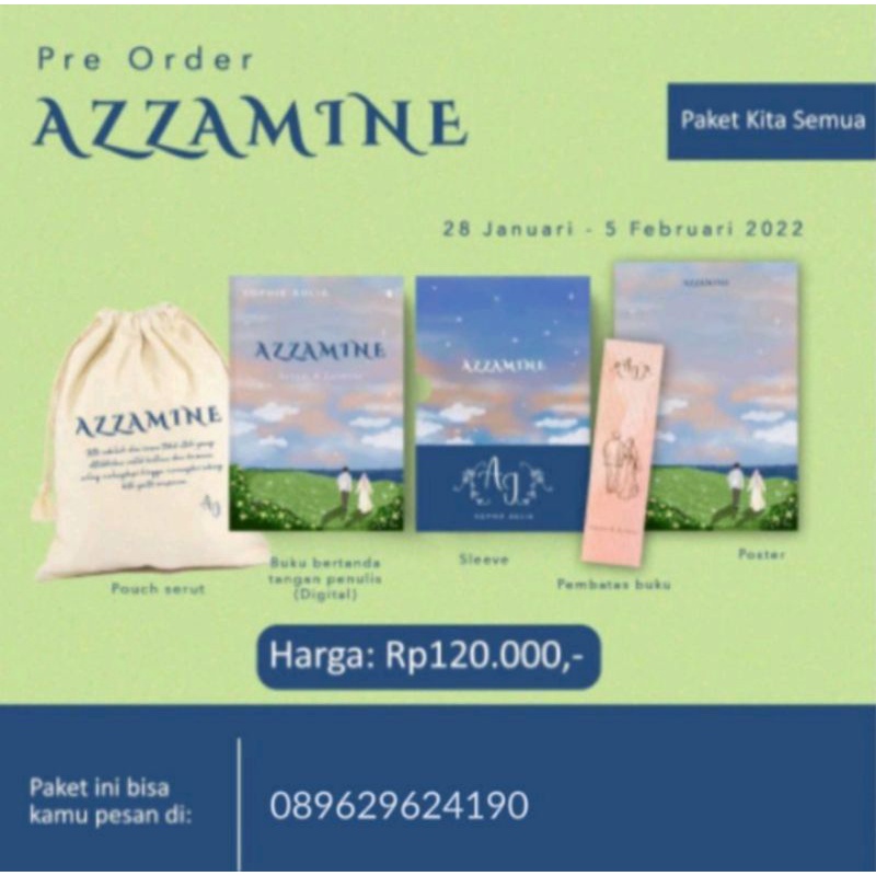 Jual Novel Azzamine Ttd Sophie Aulia Original Shopee Indonesia