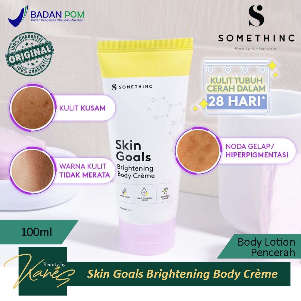 Jual Somethinc Skin Goals Brightening Body Creme Krim Lotion Pencerah