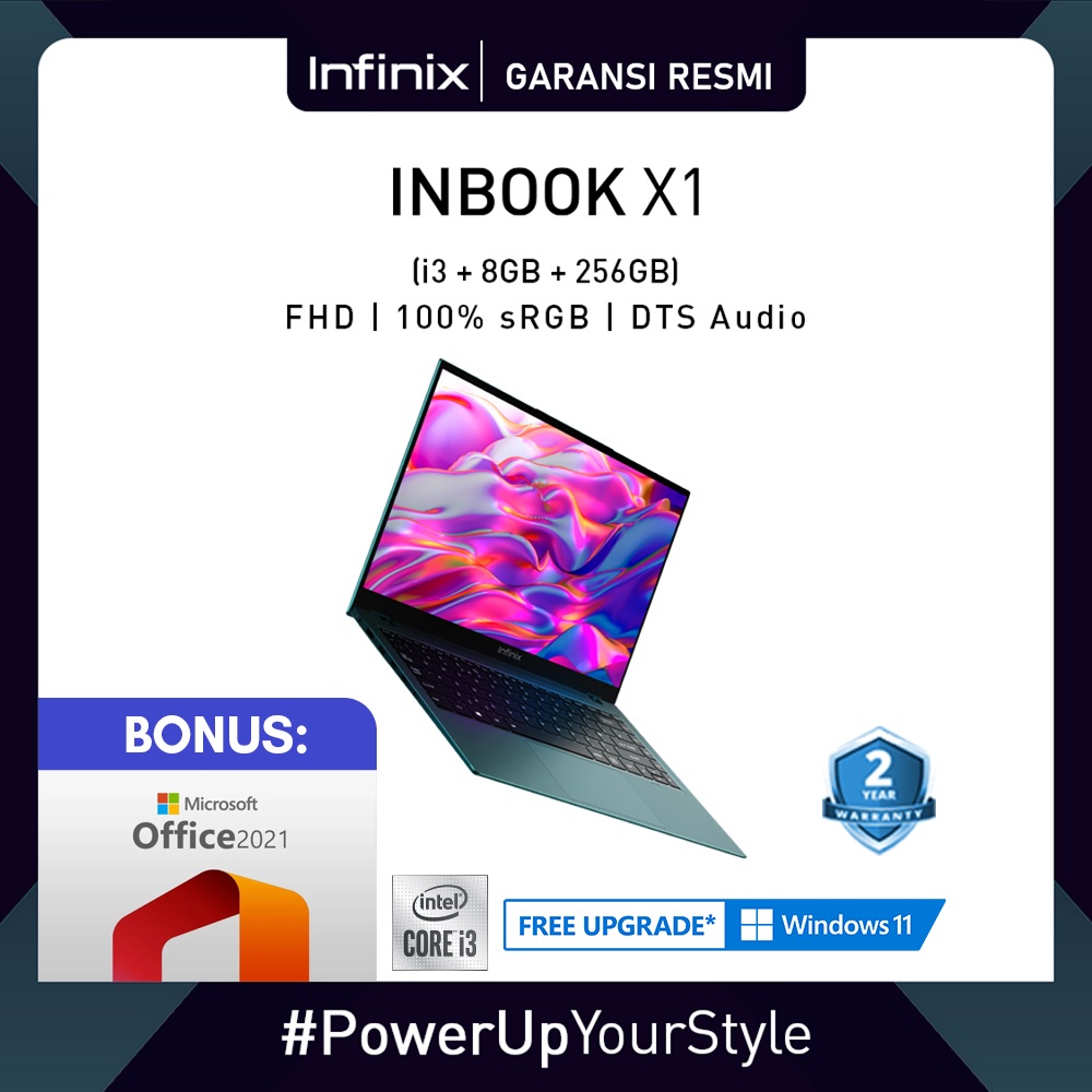 Jual Infinix Inbook X Intel Core I G Fhd Gb Gb