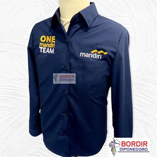 Jual Seragam Mandiri One Team Premium Quality Kemeja Mandiri One Team