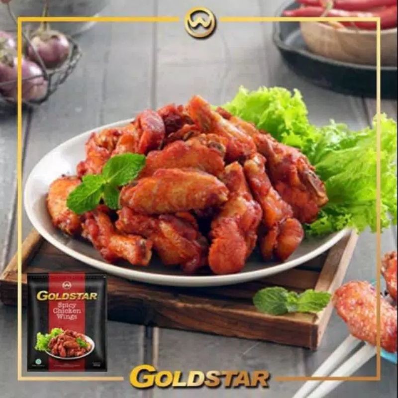 Jual Goldstar Spicy Chicken Wings Gr Shopee Indonesia