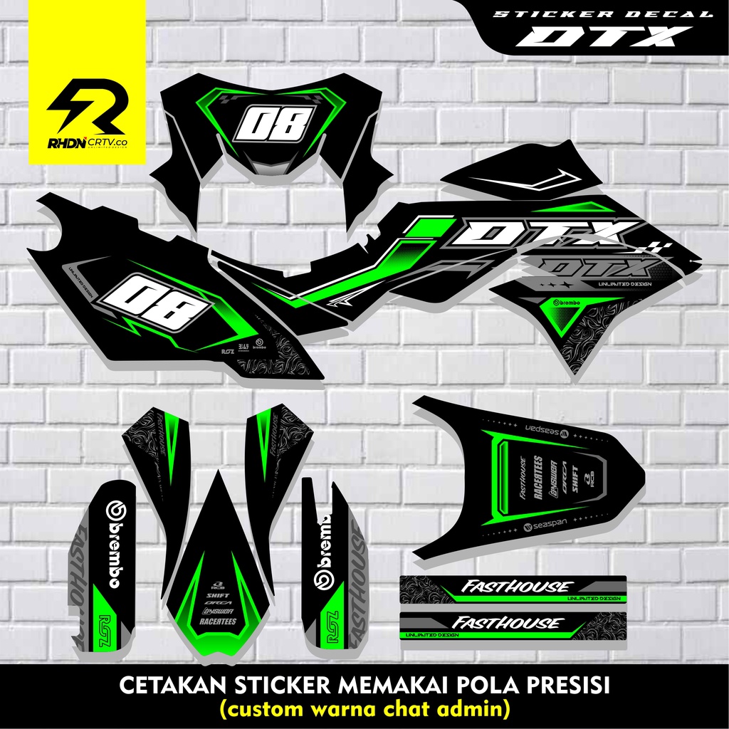 Jual Decal Dtracker Sticker Decal Dtracker Pola Presisi Decal