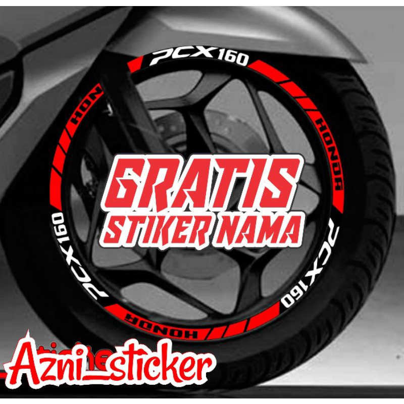 Jual Stiker Motor Stiker Pcx Sticker Velg Sticker Velk Pcx Shopee