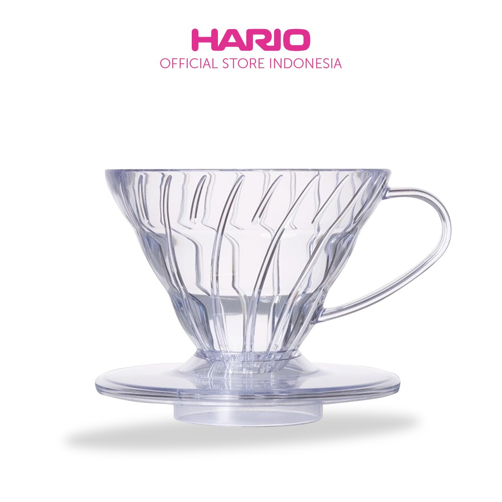 Jual Hario V60 Plastic Coffee Dripper 02 Clear VD 02T Indonesia Shopee