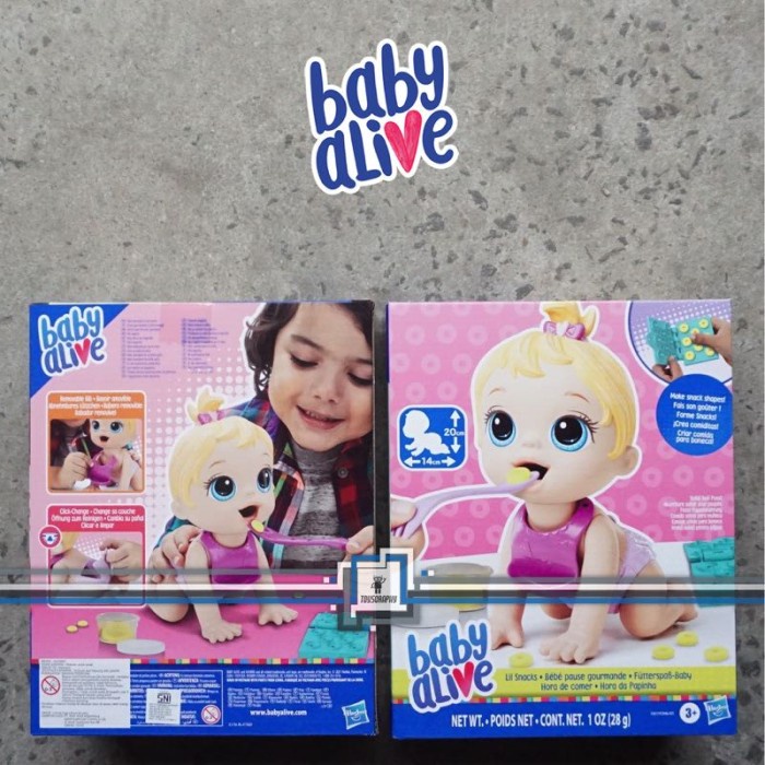 Jual Baby Alive Lil Snacks Doll Blonde Hair Bisa Makan Not Lil Sound