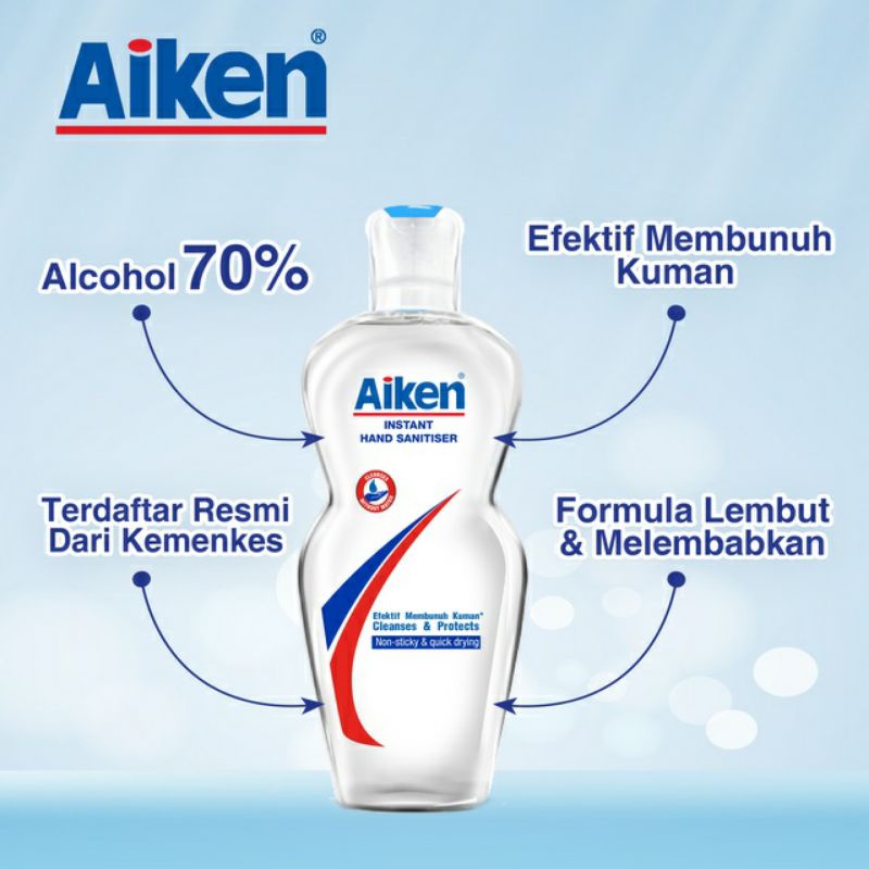 Jual Aiken Instant Hand Sanitizer Ml Shopee Indonesia