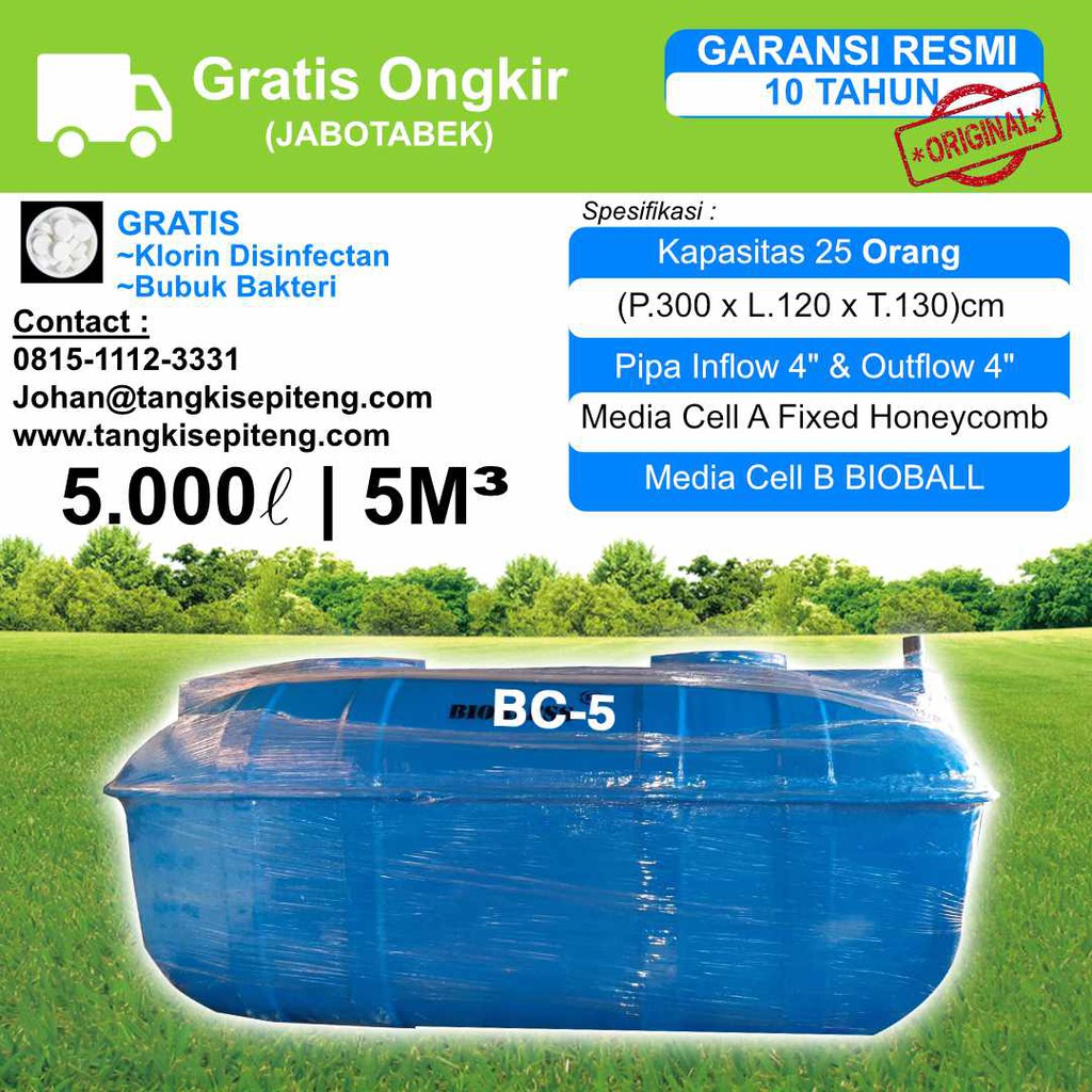 Jual Biotank L Septictank Bio Bio Septic Tank Biotech Biofil