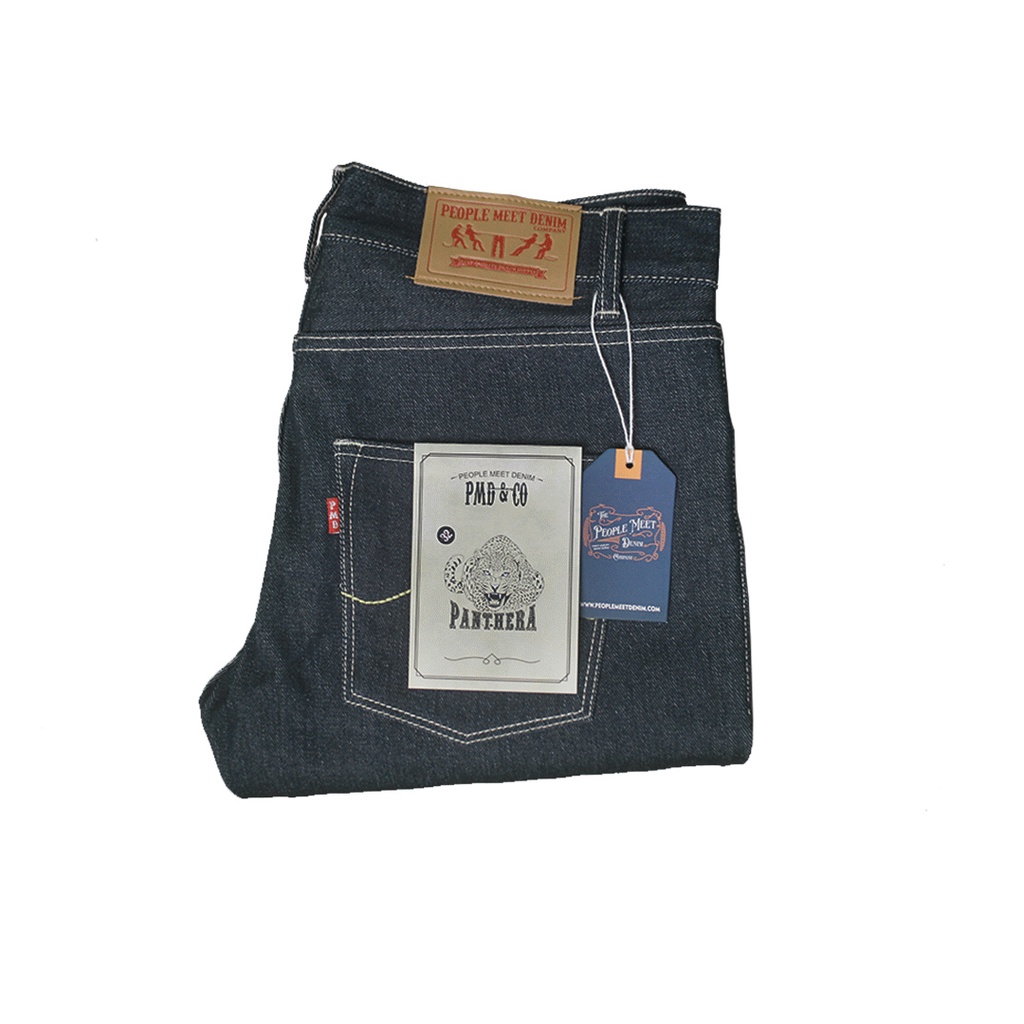 Jual Pmd Co Panthera Oz Selvedge Denim Accent Blue Indigo