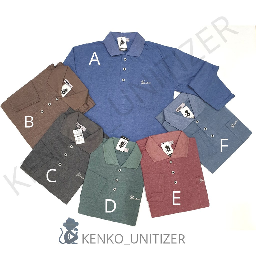 Jual Unitizer T Xl Kaos Polo Pria Twotone Kaos Kerah Kaos