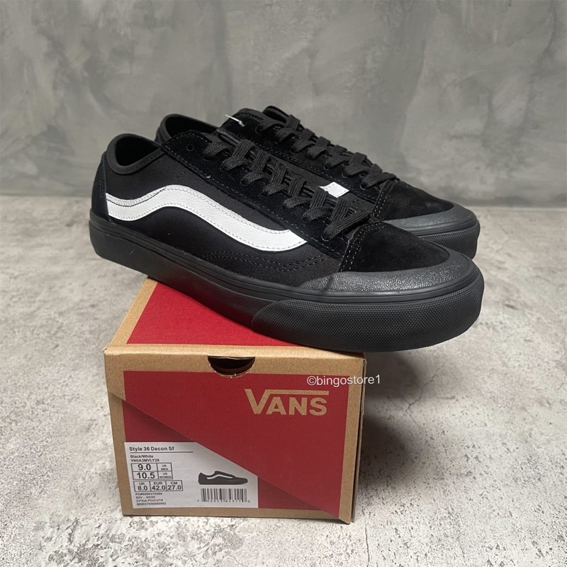 Jual Vans Style 36 Decon SF Original Black Black Global Release