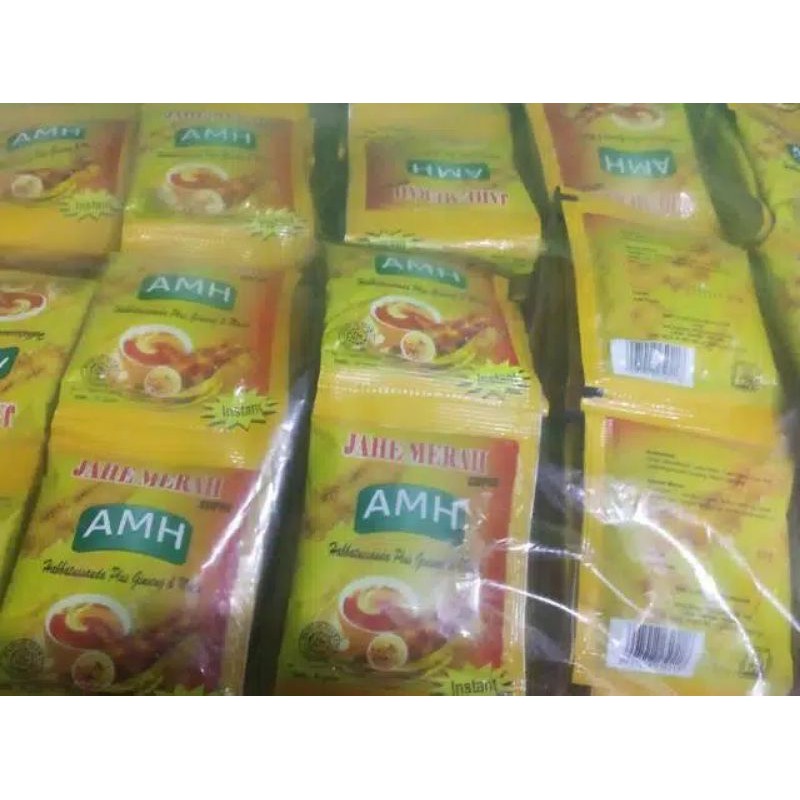 Jual Jahe Merah Amh Harga Per Sachet Shopee Indonesia