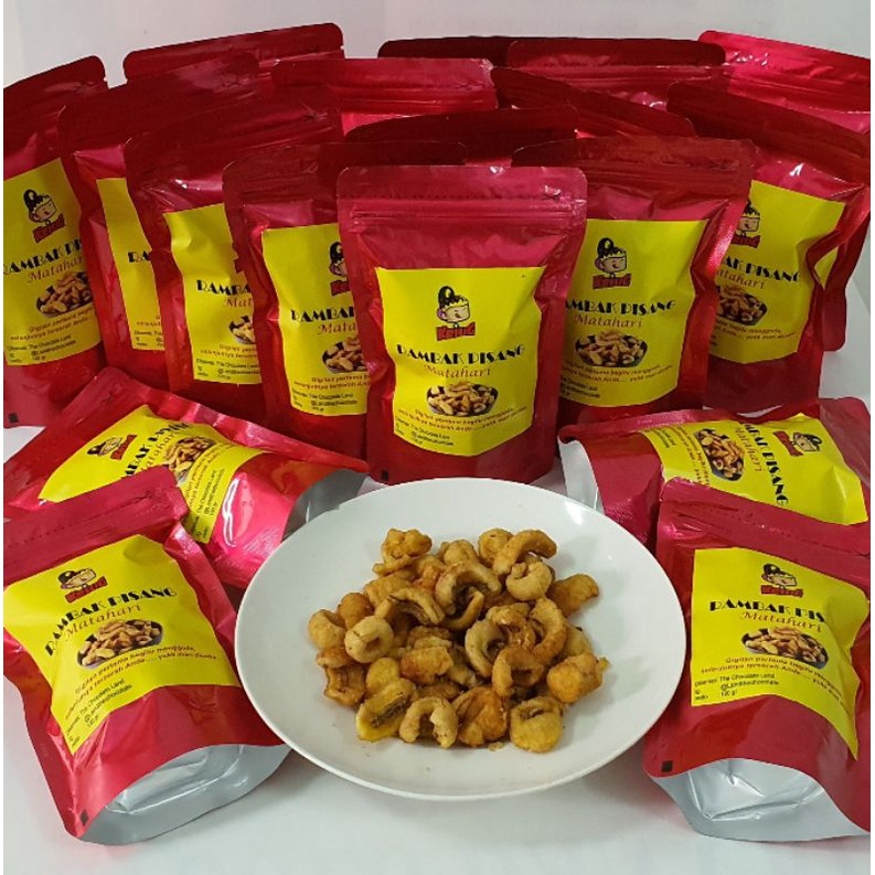 Jual Rambak Pisang Enak Crispy Tidak Bikin Batuk Kemasan Gr Shopee