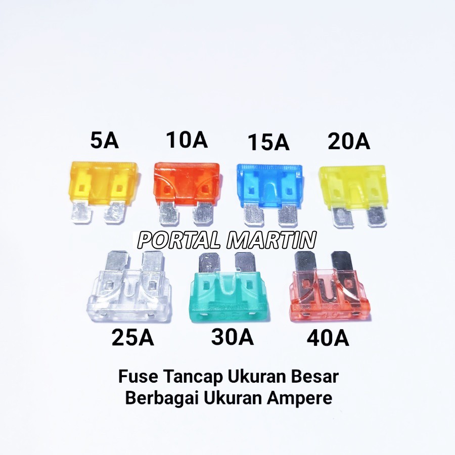 Jual Fuse Tancap Besar Tersedia Berbagai Ukuran Ampere Sekring Tancap