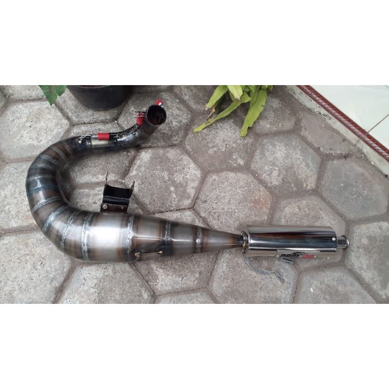 Jual Knalpot Racing Vespa Spartan Px Cc Buang Kiri Model Malosi