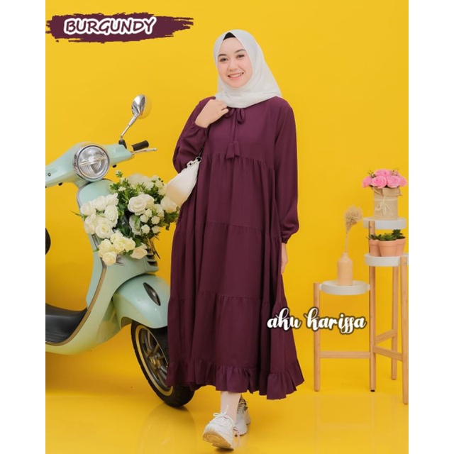 Jual Sandra Midi Ori Aku Karissa Gamis Ngatung Shopee Indonesia