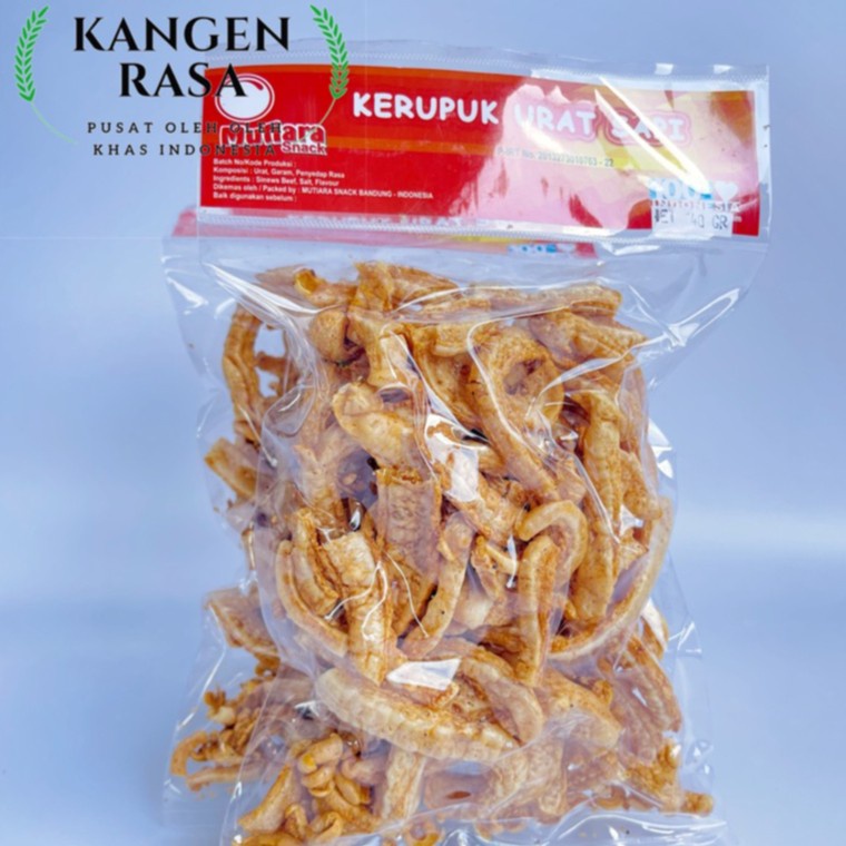 Jual Kerupuk Urat Sapi Mutiara Snack Khas Bandung Shopee Indonesia