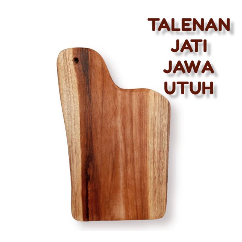 Jual Talenan Estetik Unik Kayu Jati Jawa Asli Utuh Tanpa Sambungan