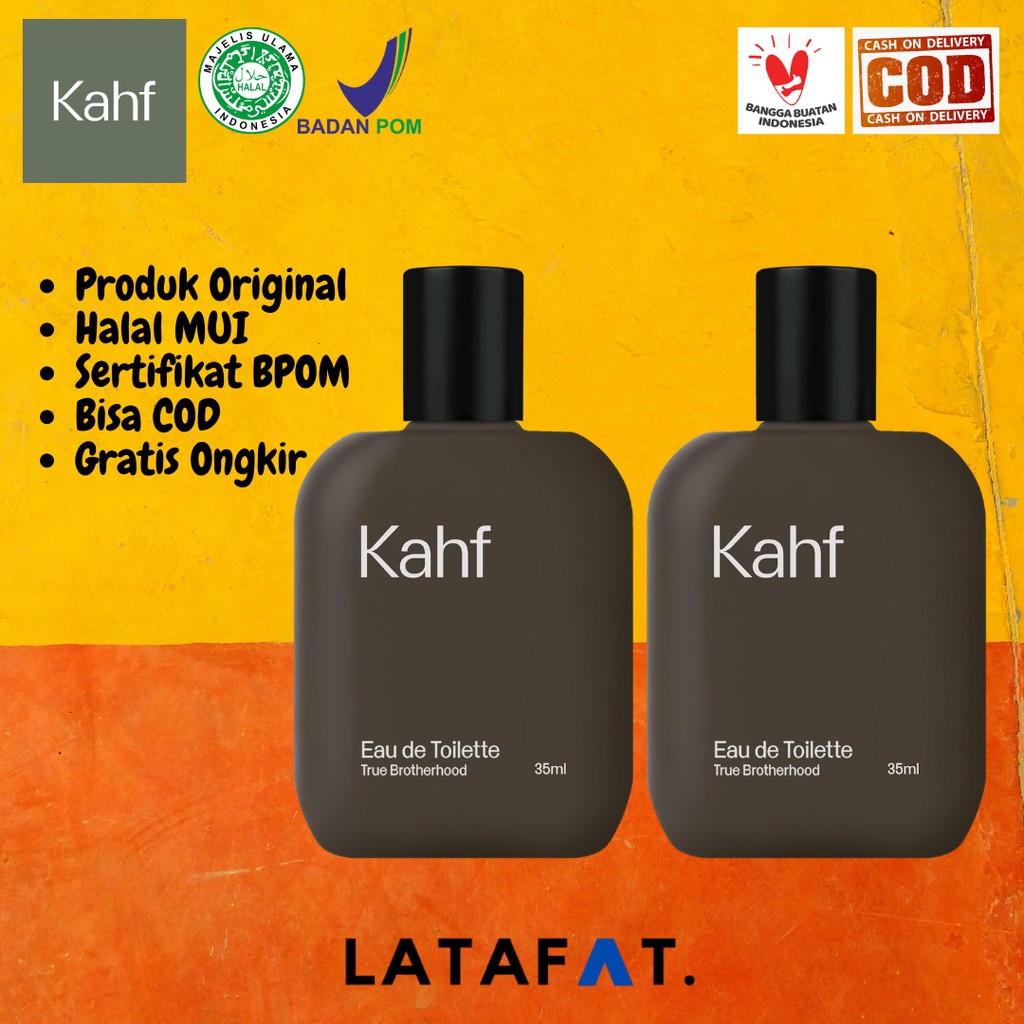 Jual Paket Kahf True Brotherhood Eau De Toilette 35 Ml Parfum Pria