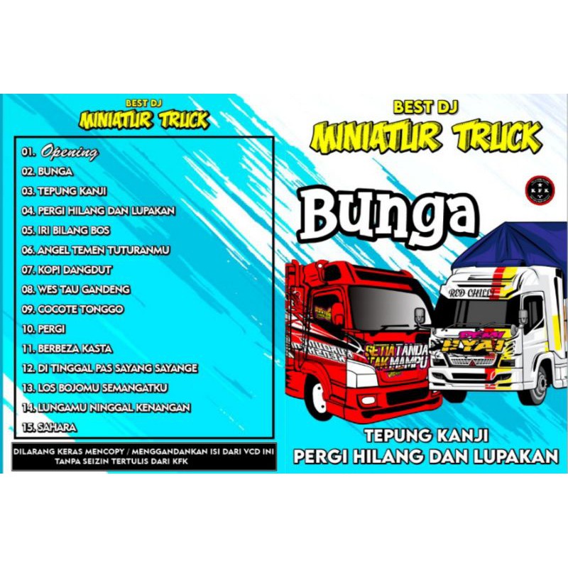 Jual Kaset Vcd Dvd Original Lagu Terbaru Best Dj Miniatur Truck